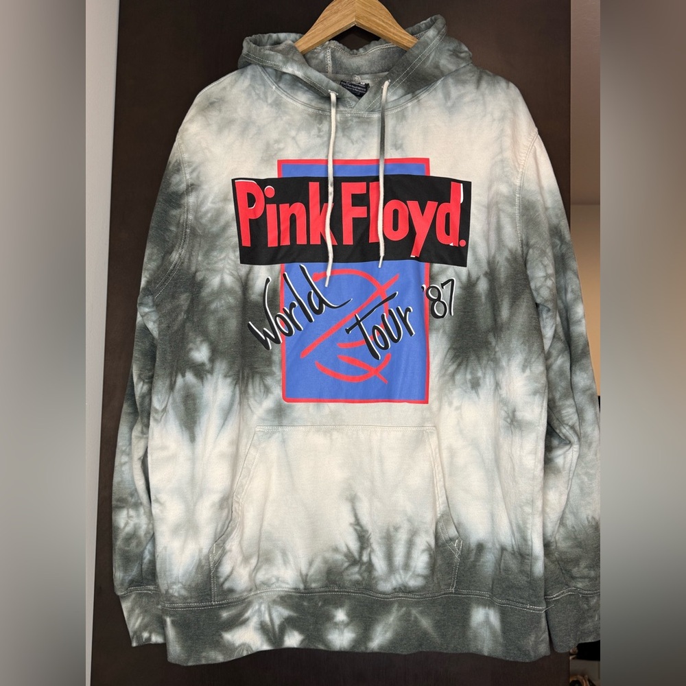 PINK FLOYD Men’s Tie-Dye Hoodie